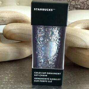 2023 Starbucks Holiday Iridescent Keychain Christmas Ornament ✨